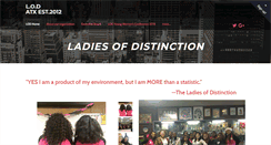 Desktop Screenshot of ladiesofdistinction2012.com